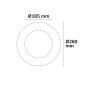 Preview: Loch Adapterring ID 165mm - AD 260mm