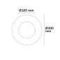 Preview: Loch Adapterring ID 165mm - AD 300mm