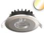 Preview: LED Einbaustrahler Vario-68 mit PIR-Sensor 6W, 60°, 2700|3000|4000|6000K, IP65, CRI90, nickel gebürstet