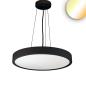 Preview: LED Hängeleuchte UGR<19 2H, schwarz, 60W|70W, IP44, DN800, ColorSwitch 2700|3000|4000K, dimmbar