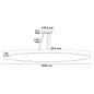 Preview: LED Hängeleuchte UGR<19 2H, schwarz,  80W|100W+8W, IP42, DN1000, 2700|3000|4000K, dimmbar, Up&Down
