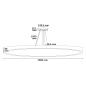 Preview: LED Hängeleuchte UGR<19 2H, weiß,  80W|100W+8W, IP42, DN1000, 2700|3000|4000K, dimmbar, Up&Down