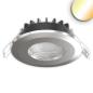 Preview: LED Einbaustrahler Vario-68, 6W, 60°, 2700|3000|4000|6000K, IP65, CRI90, chrom