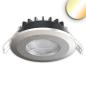 Preview: LED Einbaustrahler Vario-68, 6W, 60°, 2700|3000|4000|6000K, IP65, CRI90, nickel gebürstet