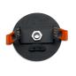 Preview: ISOLED Einbau-Deckenbaldachin rund, 85 mm, schwarz – weitere Ansicht