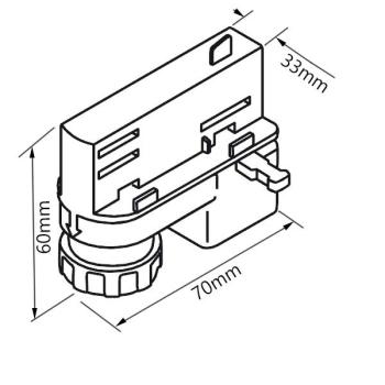 Preview: 3-Phasen Universaladapter, weiß