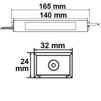 Preview: LED Trafo 12V/DC, 0-30W, PowerSync, IP68