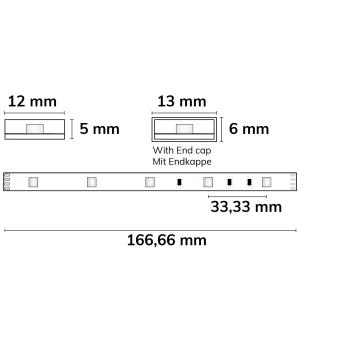 Preview: LED AQUA-RGB Flexband, 24V DC, 7,2W, IP68, 5m Rolle, 30 LED/m