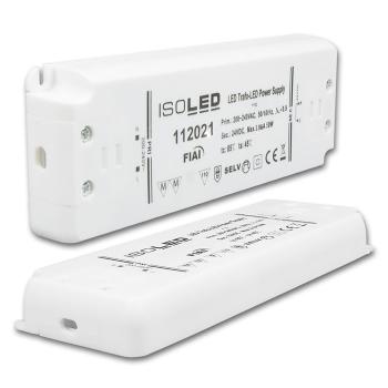 LED Trafo 24V/DC, 0-50W, SELV, ultraflach