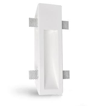 Gips Wand-Einbauleuchte, länglich, für GU10/MR16 Spots, große Bauform