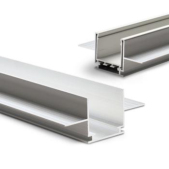 Installationskanal für Einbauprofile WING, L: 200cm für 12,5mm Rigips-Platten