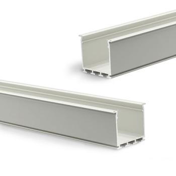 LED Einbauprofil WING20 Miniflansch gerade, eloxiert L: 200cm