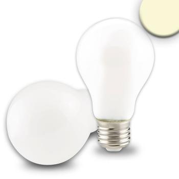 E27 LED Birne, 5W, milky, warmweiß, dimmbar