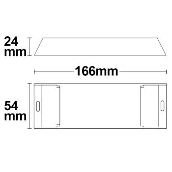 Preview: Sys-One Funk PWM-Dimmer, 4 Kanal, 12-36V 4x5A, 48V 4x2.5A