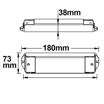 Preview: Sys-One Funk PWM-Dimmer IP66, 4 Kanal, 12-36V 4x5A, 48V 4x2A