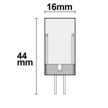 Preview: G4 LED 33SMD, 3,5W, neutralweiß