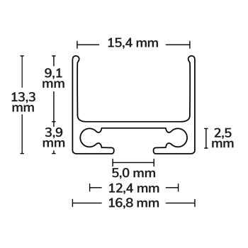 Preview: Kabelschleuse TUNNEL, 200cm