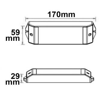 Preview: DMX512 RDM 8/16 Bit Decoder, 1-5 Kanal, 12-36V 5x5A, 48V 5x1.5A