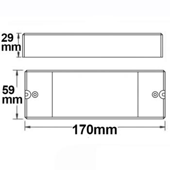 Preview: Sys-One Funk/Push Dimmer 0-10V Output, 2.000W Schaltrelais, 230V