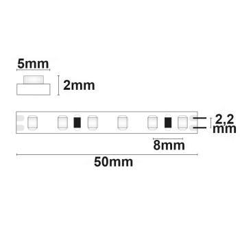 Preview: LED CRI942 MICRO Flexband, 24V DC, 9,6W, IP20, 4200K, 5m Rolle, 120 LED/m