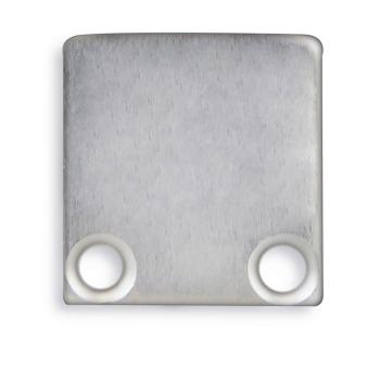 Endkappe EC3 Aluminium für Profil SURF12 FLAT in Verbindung mit TUNNEL, 2 STK, inkl. Schrauben