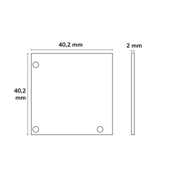 Preview: Endkappe EC52 Alu für LAMP35(EDGE)/ CORNER20(m. COVER16), 2 STK, inkl. Schrauben