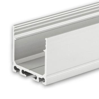 LED Aufbauprofil SURF20 Aluminium eloxiert, 200cm