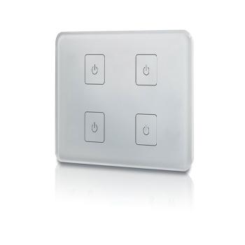 Sys-One single color 4 Zonen Einbau-Touch-Funk-Fernbedienung, 230V AC
