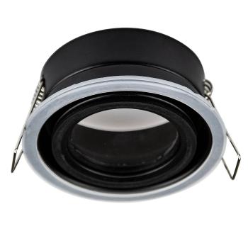 Einbaurahmen Sys-68 für GU10/MR16 Spots, IP65, inkl. GU10 Sockel u. Glaslinse (exkl. Cover)