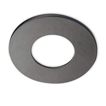 Cover Aluminium rund schwarz matt für Sys-68