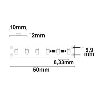 Preview: LED CRI927 CC Flexband, 24V DC, 12W, IP20, 2700K, 15m Rolle, 120 LED/m