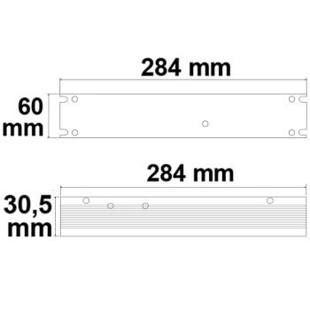 Preview: LED Trafo 24V/DC, 0-300W, Gitter, flach