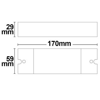 Preview: DALI DT6 1 oder 4 Adressen PWM-Dimmer, 1 oder 4 Kanal, 12-36V 4x8A, 48V 4x4A