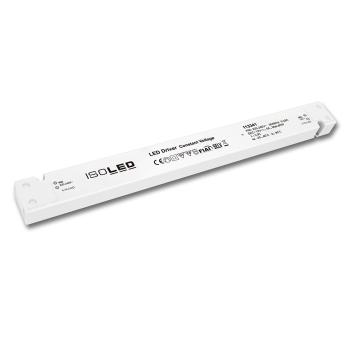 LED Trafo 12V/DC, 0-60W, SELV, ultraflach, schmal