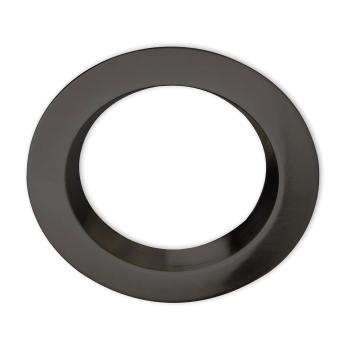 Cover Aluminium rund schwarz rückversetzt für Sys-90