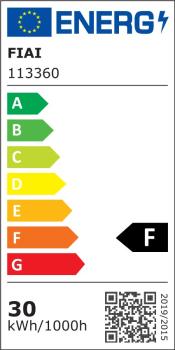 Preview: LED Fluter 30W, warmweiß, schwarz, IP65