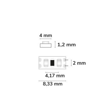 Preview: LED CRI930 MICRO Linear Flexband, 24V DC, 10W, IP20, 3000K, 5m Rolle, 240 LED/m