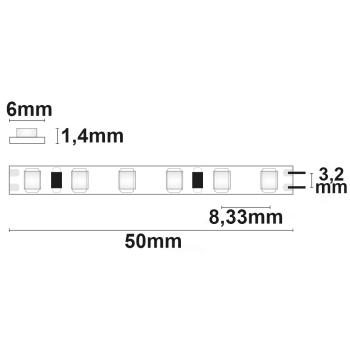 Preview: LED CRI927 MICRO Linear Flexband, 24V DC, 15W, IP20, 2700K, 5m Rolle, 120 LED/m