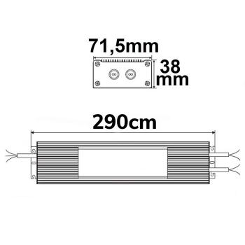 Preview: LED Trafo 24V/DC, 10-300W, IP66, SELV