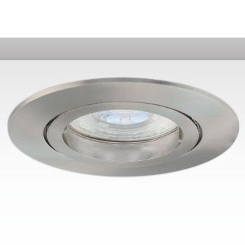 Einbaurahmen rund, Loch 68mm, Alu Nickel-Satin, für GU10/MR16 Spots