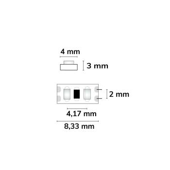 Preview: LED CRI927 MICRO Linear Flexband, 24V DC, 6W, IP20, 5m Rolle, 240 LED/m