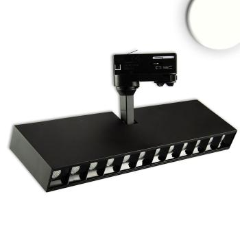 3-Phasen Raster-Schienenstrahler, 35W, 45°, schwarz matt, 4000K