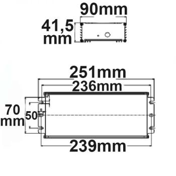 Preview: LED PWM-Trafo 48V/DC, 0-400W, 1-10V dimmbar, IP67