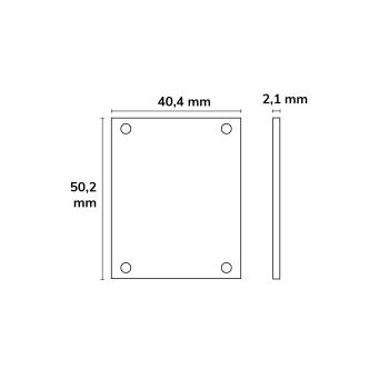 Preview: Endkappe E69 Alu silber für LAMP30 V1+V2, 2 STK, inkl. Schrauben