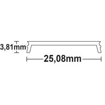 Preview: Abdeckung COVER36 weiß matt 200cm für SURF20(FLAT)/ DIVE20(FLAT)