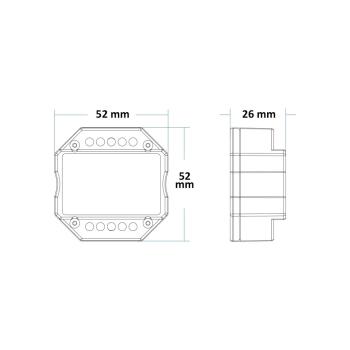 Preview: Sys-Pro Push/Funk Mesh-Switch Ein/Aus 100-240V, 720W