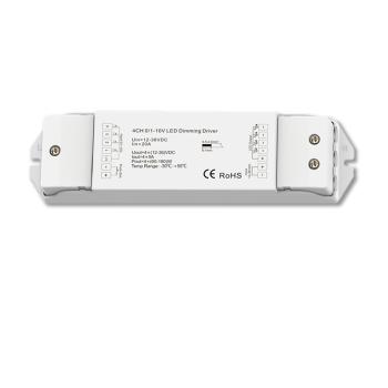 1xPush / 4x1-10V Input zu 4 Kanal PWM Output, 12-48V DC 4x5A