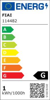 Preview: LED Einbauleuchte MiniAMP weiß, 1W, 24V DC, warmweiß, rückversetzt, dimmbar