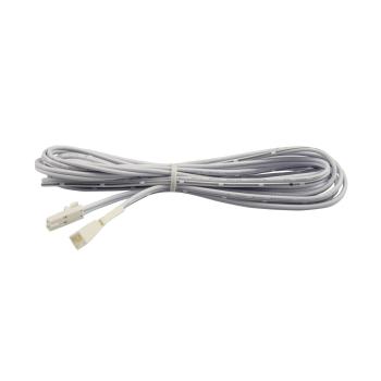 MiniAMP Verlängerung male-female, 200cm, 2-polig, weiß, max. 3A
