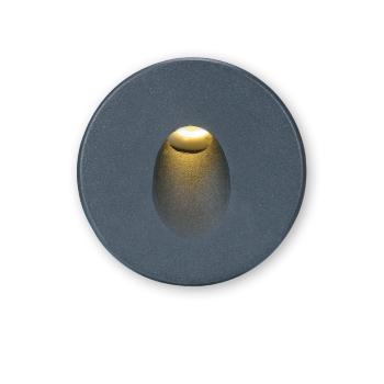 Cover Aluminium rund 1 schwarz für Sys-Wall68